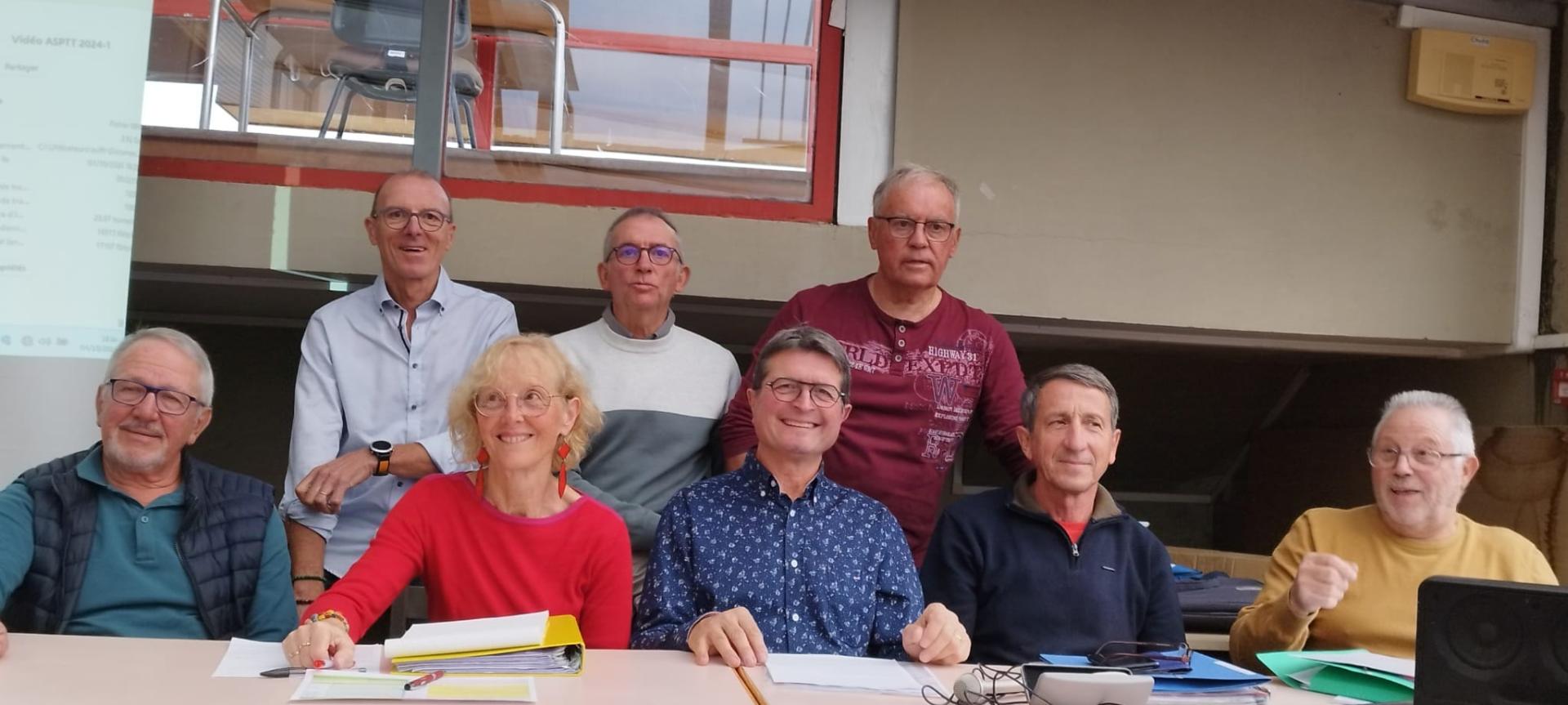 AG 2024  Membres du  bureau ASPTT cyclo